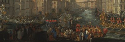 Regatta on the Grand Canal in Honor of Frederick IV, King of Denmark (detail) by Luca Carlevarijs